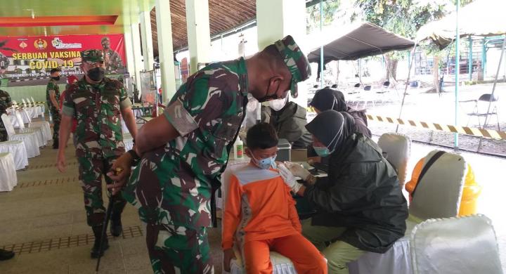 Vaksin Untuk Anak Digelar di RST Dr. Soedjono
